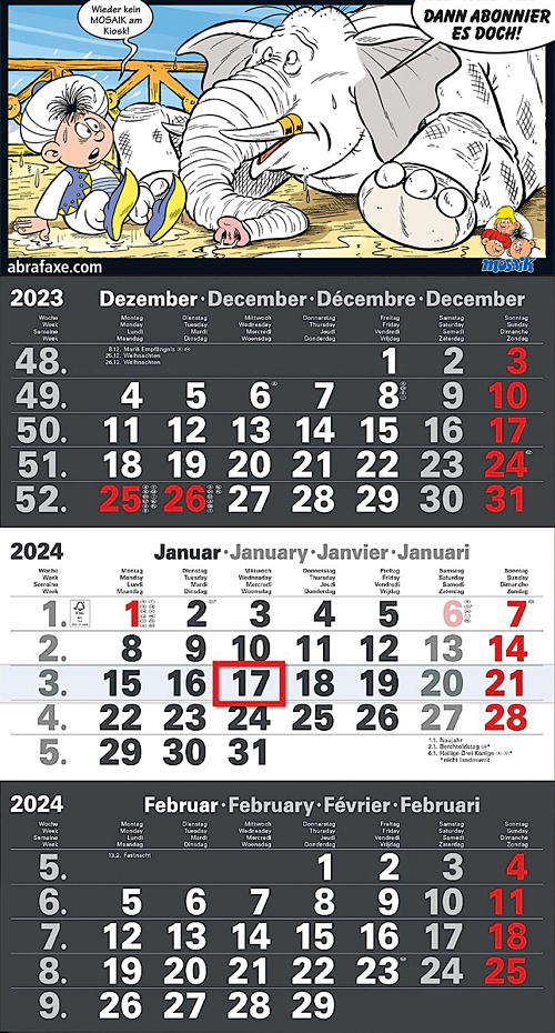 3-Monatsplaner 2024