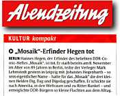 Abendzeitung 14.11.2014