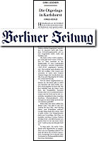 Berliner Zeitung 10.9.2021