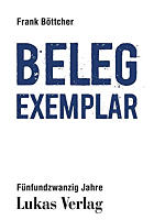 Frank Böttcher: Belegexemplar