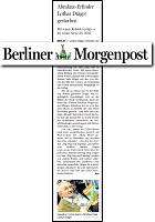 Berliner Morgenpost 19.8.2016