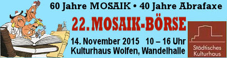 22. MOSAIK-Börse Wolfen 2015