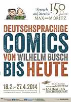 Poster zur Max-und-Moritz-Ausstellung