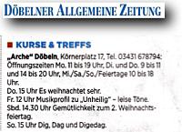 Döbelner Allgemeine Zeitung 24.12.2015