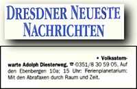 Dresdner Neueste Nachrichten 26.2.2014