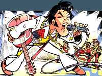 Elvis aus Die Abrafaxe #4 Elvis