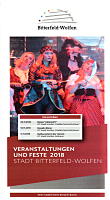 Flyer Veranstaltungen und Feste Bitterfeld-Wolfen 2018