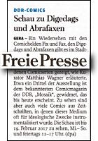 Freie Presse 6.8.2016