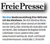 Freie Presse 11.8.2022