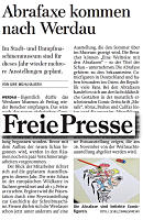 Freie Presse 13.1.2022