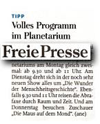 Freie Presse 16.7.2016