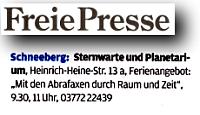 Freie Presse 19.2.2015