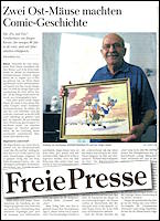 Freie Presse 19.8.2011 Seite A1 Freie Presse 19.8.2011