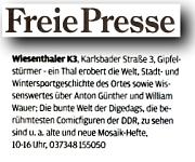 Freie Presse 21.7.2015