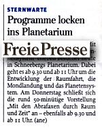 Freie Presse 21.7.2015