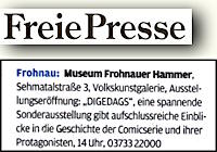 Freie Presse Annaberg 22.3.2013 S.12 Freie Presse 22.3.2013