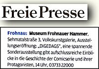 Freie Presse 22.3.2013