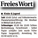 Freies Wort 1.8.2017