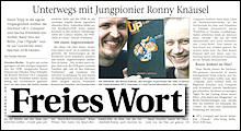 Freies Wort 16.8.2012 S.18 Freies Wort 16.8.2012