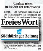 Freies Wort/Südthüringer Zeitung 19.2.2016