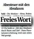 Freies Wort 21.11.2014