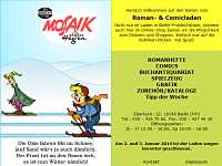 Startbild auf www.roman-und-comicladen.de Roman- und Comicladen