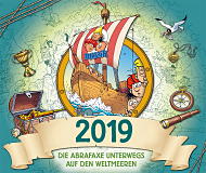 Kalender 2019: Die Abrafaxe unterwegs auf den Weltmeeren Abrafaxe-Kalender 2019