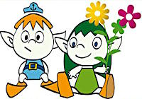 Nemo und Fine, die LAGA-Maskottchen LAGA-Maskottchen