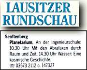 Lausitzer Rundschau 30.7.2014