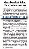 Leipziger Volkszeitung 9.2.2016