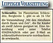 Leipziger Volkszeitung 20.2.2014