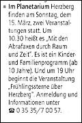 Märkische Allgemeine 6.3.2009