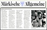 Märkische Allgemeine 12.8.2011