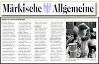 Märkische Allgemeine 12.8.2011 Seite 16 Märkische Allgemeine 12.8.2011