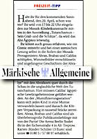 Märkische Allgemeine 13.4.2013 Beilage Die Märkische S.8 Märkische Allgemeine 13.4.2013