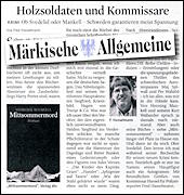 Märkische Allgemeine 14.10.2011 Zossen Seite 18 Märkische Allgemeine 14.10.2011