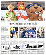 Märkische Allgemeine 15.8.2011 Seite 18 Märkische Allgemeine 15.8.2011