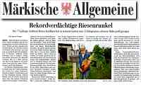 Märkische Allgemeine 17.10.2014
