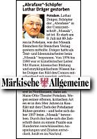 Märkische Allgemeine 19.8.2016