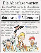Märkische Allgemeine 23.11.2013