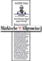 Märkische Allgemeine 30.4.2015