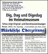 Märkische Oderzeitung 23.5.2014