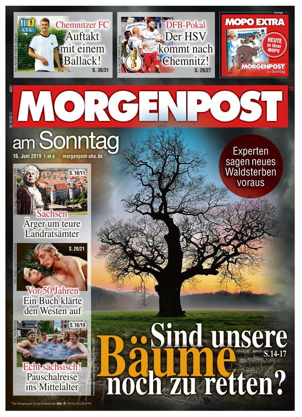 Chemnitzer Morgenpost am Sonntag 16.6.2019