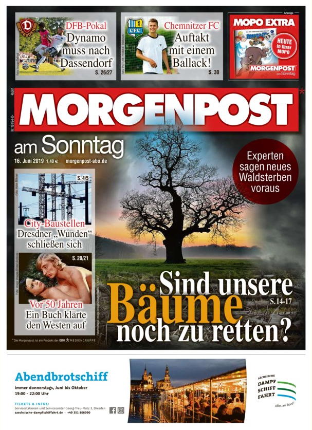 Dresdner Morgenpost am Sonntag 16.6.2019
