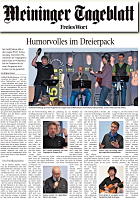 Meininger Tageblatt 3.1.2020