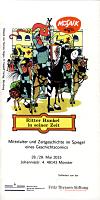 Flyer Ritter Runkel in seiner Zeit Tagungsflyer