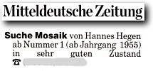 Mitteldeutsche Zeitung 1.9.2018
