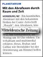 Mitteldeutsche Zeitung 6.2.2014