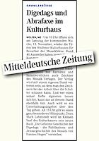 Mitteldeutsche Zeitung 6.11.2010