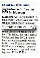Mitteldeutsche Zeitung 6.11.2012, Merseburg S.8 Mitteldeutsche Zeitung 6.11.2012